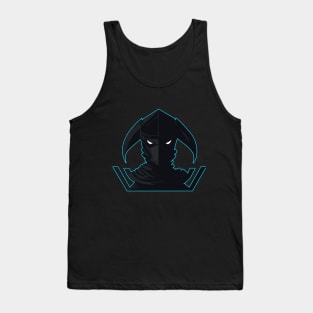 see the silence (Blue out line) Tank Top